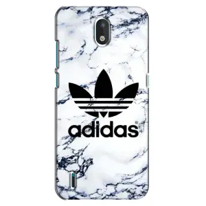 Чехлы Адидас для Nokia 1.3 (AlphaPrint) (Адидас на мраморе)