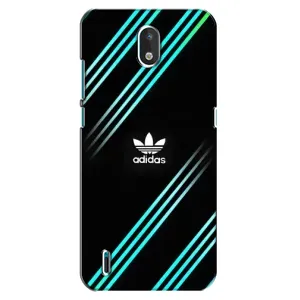 Чехлы Адидас для Nokia 1.3 (AlphaPrint) (Адидас с полосами)