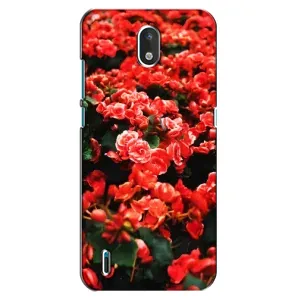 Чохли з квітами для Nokia 1.3 (VPrint) (Квіти червоні)