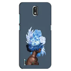Чехлы (ART) Цветы на Nokia 1.3 (VPrint) (Квіти на голові)