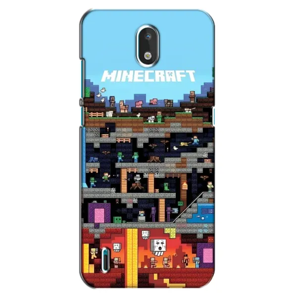 Чехол с принтом «фон Minecraft» для Nokia 1.3
