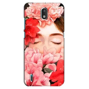 Чехлы (ART) Цветы на Nokia 1.3 (VPrint) (Очі в квітах)