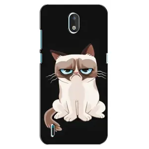 Чехол с принтом для Nokia 1.3 (AlphaPrint) Модные коты (Грустный кот)