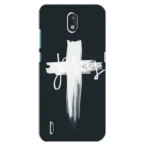 Чехол для Nokia 1.3 (AlphaPrint) - (Христианские) (Иисус)