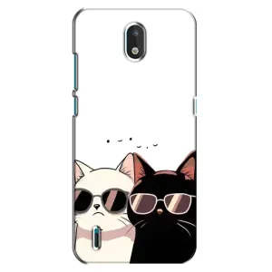 Чохол з малюнком кіт на Nokia 1.3 (Коти в окулярах)