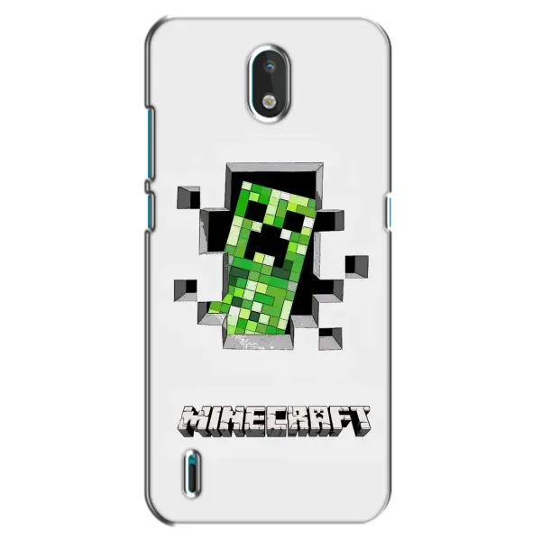 Чехол с принтом «крипер Майнкрафт» для Nokia 1.3