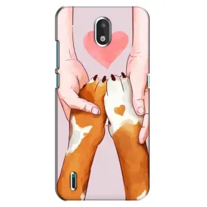 Чехлы с собаками для Nokia 1.3 (VPrint) (Любовь к собакам)