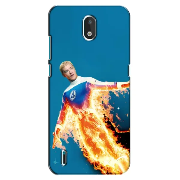 Чохол з принтом «Людина-факел у вогні» для Nokia 1.3