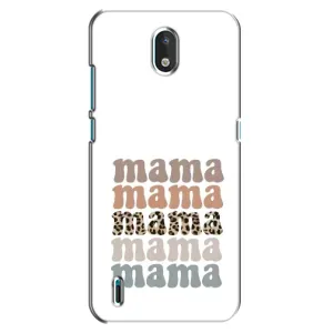 Чехлы для мамы на Nokia 1.3 (Текстовый коллаж мама)