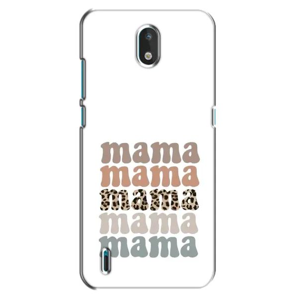 Чехол с принтом «Текстовый коллаж мама» для Nokia 1.3
