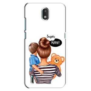 Чехол с печатью для Nokia 1.3 - (Мама с ребенком) (AlphaPrint) (Мама с сыном)