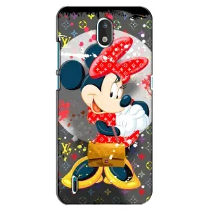 Чехол Disney Mouse Nokia 1.3 (PREMIUMPrint) (Minni с бантиком)