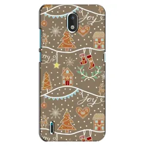 Новогодние, Праздничные Чехлы для Nokia 1.3 - 2024 год (Новогодние пряники)