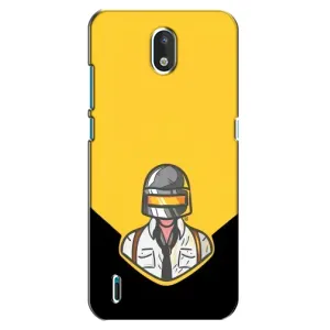 Чехол PUBG для Нокиа 1.3 (AlphaPrint) (Пабг в шлеме)