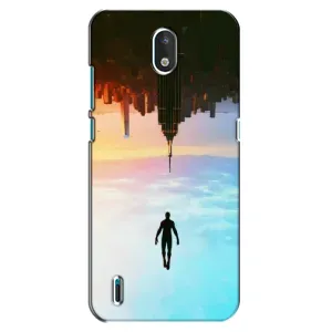 Чехол с человеком пауком для Nokia 1.3 - (AlphaPrint) (Паук человек)