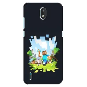 Чехол Майнкрафт на Nokia 1.3 (AlphaPrint) Minecraft (персонажи Minecraft)