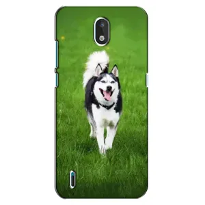 Чехол с Хаски для Nokia 1.3 - (AlphaPrint) (Радостный Хаски)