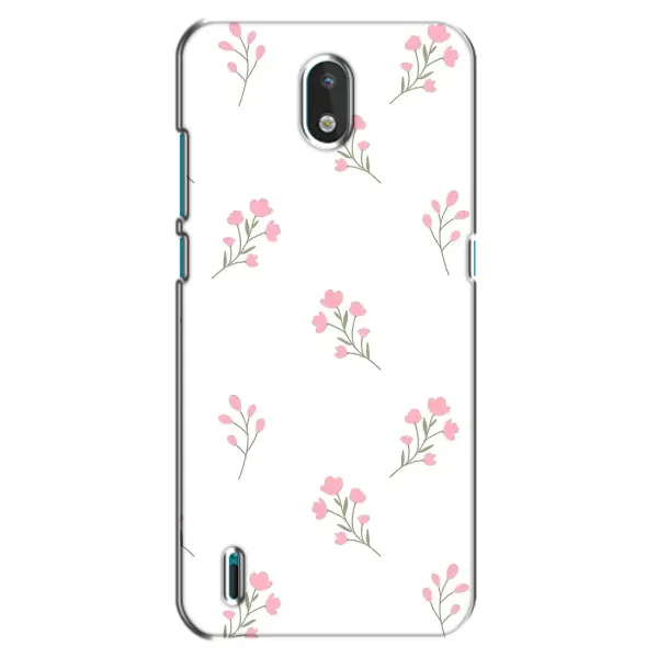 Чехол с принтом «Розовые цветы» для Nokia 1.3
