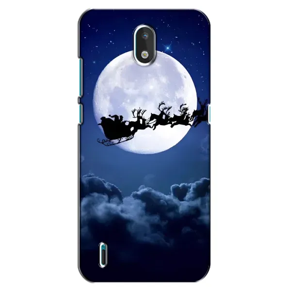 Чехол с принтом «Санта - луна» для Nokia 1.3