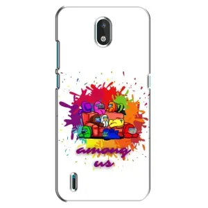 Чехол Амонг Ас для Nokia 1.3 (AlphaPrint) (Яркий АмонгАс)