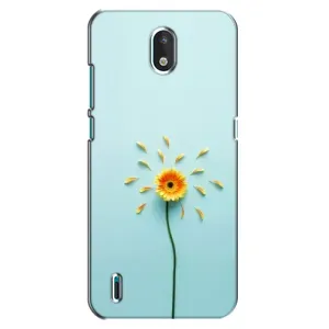 Чохли з квітами для Nokia 1.3 (VPrint) (Жовта квітка)
