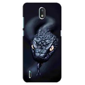 Чехол с принтом «Черная змея» для Nokia 1.3