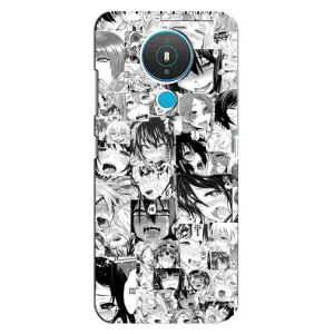 Чехлы Персонажи Аниме Наруто для Nokia 1.4 (AlphaPrint) (Ahegao manga)