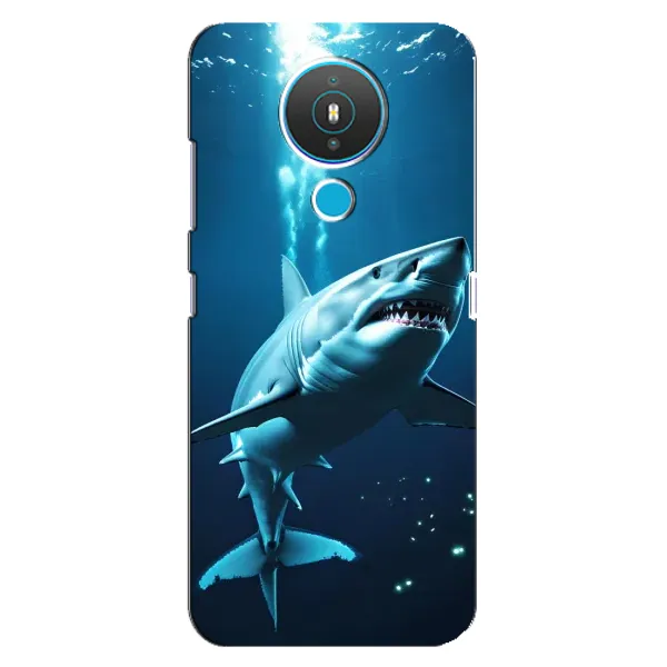 Чехол с принтом «Акула под водой» для Nokia 1.4