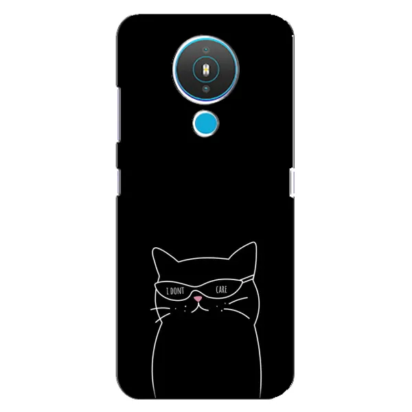 Чехол с принтом «Равнодушный кот» для Nokia 1.4