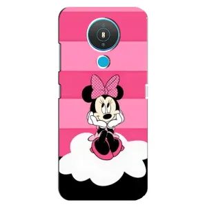 Эксклюзивный чехол для Nokia 1.4 (AlphaPrint - Мультяшные) (Девочка Maus)