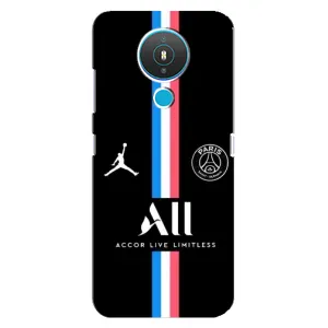 Чехлы PSG для Nokia 1.4 (AlphaPrint) (футболка ПСЖ)