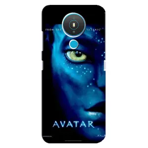 Чехлы с фильма АВАТАР для Nokia 1.4 (AlphaPrint) (глаз Аватара)
