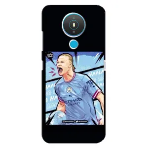Чехлы с футболистом Ерлинг Холанд для Nokia 1.4 (AlphaPrint) (гол Эрлинг Холланд)