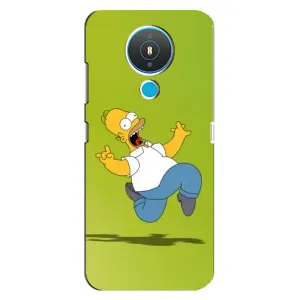 Чехол с Симпсонами для Nokia 1.4 (VPrint) (Гомер Симпсон)