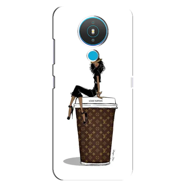 Чехол с принтом «кофе LOUIS VUITTON» для Nokia 1.4