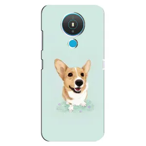 Чехлы с собаками для Nokia 1.4 (VPrint) (Корги)