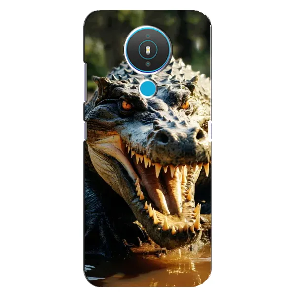 Чехол с принтом «Опасный крокодил» для Nokia 1.4
