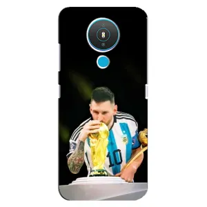 Чехлы для Nokia 1.4 (Leo чемпион) (AlphaPrint) (Кубок Месси)