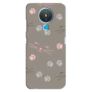 Чехол с рисунком кот на Nokia 1.4 (Лапы и усы)