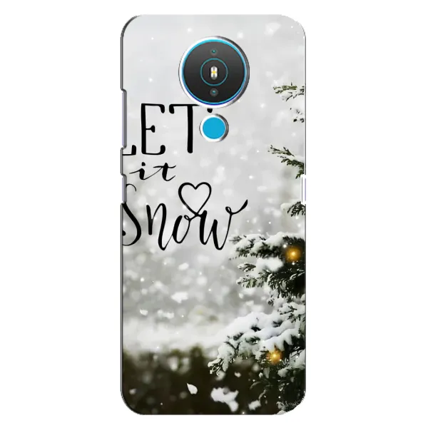 Чохол з принтом «Let it snow» для Nokia 1.4