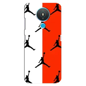 Чехлы для Nokia 1.4 - с картинкой JORDAN (AlphaPrint) (Лого Джордан)