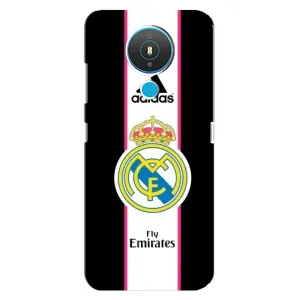 Чехол для Nokia 1.4 с принтом Реал Мадрид (Лого Real Madrid)