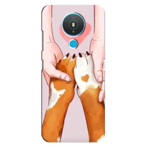 Чехлы с собаками для Nokia 1.4 (VPrint) (Любовь к собакам)