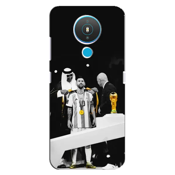 Чехол с принтом «Месси в накидке» для Nokia 1.4 Чехол с принтом «Месси в накидке» для Nokia 1.4
