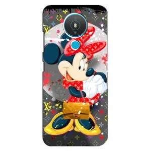 Чехол Disney Mouse Nokia 1.4 (PREMIUMPrint) (Minni с бантиком)