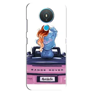 Чехол с печатью для Nokia 1.4 - (Мода) (AlphaPrint) (На машине)
