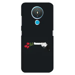 Чехлы (ART) Цветы на Nokia 1.4 (VPrint) (Неожиданные цветы)