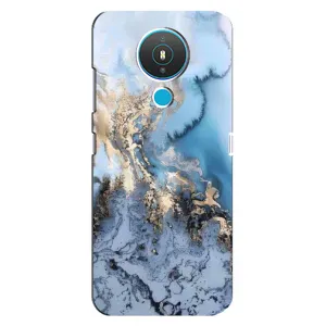 Мраморный чехол на Nokia 1.4 (VPrint) (Нежный мрамор)