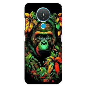 Чехол с Обезьянами Nokia 1.4 - (AlphaPrint) (Обезьяна в тропиках)