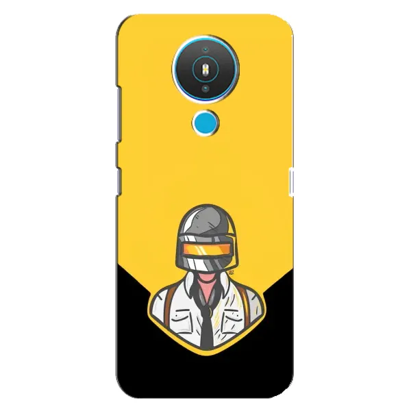 Чехол с принтом «Пабг в шлеме» для Nokia 1.4